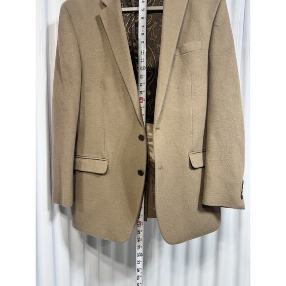 Ralph Lauren Men’s Camel Silk-Cashmere-Wool Sport Coat Jacket Sz 44L ($450 Coat) - Picture 4 of 5